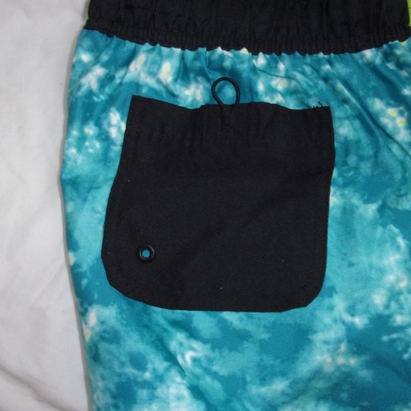 NEW Large Burnside Island Hopper Tie Dye Swim Trunks - Picture 4 of 7